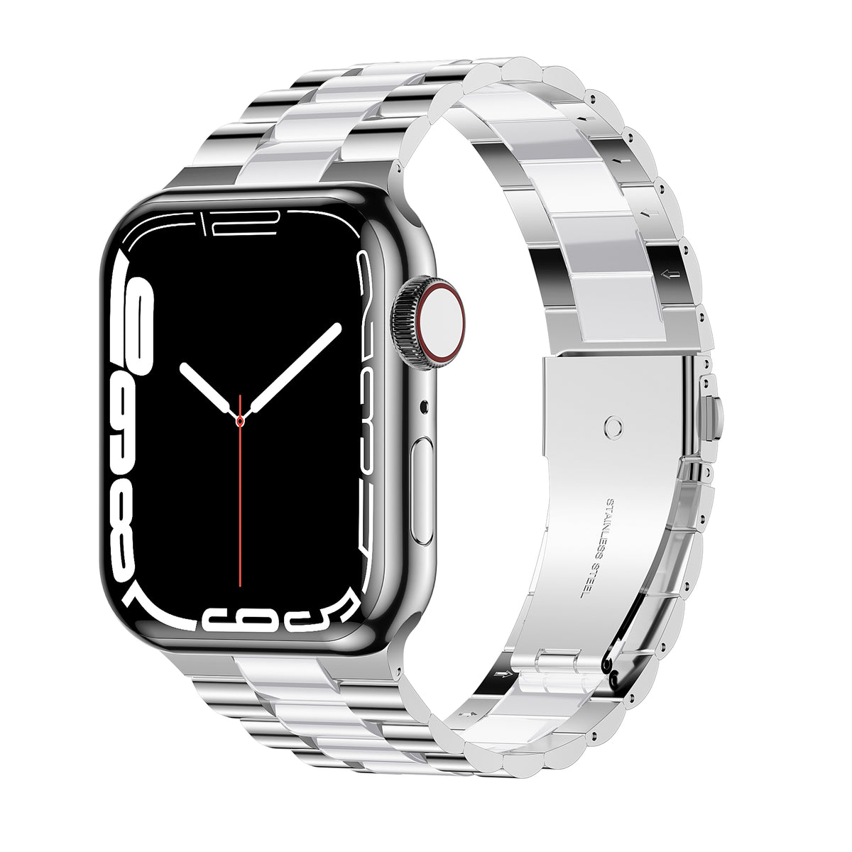 Apple Watch Band Stainless Steel Ceramic Band 49mm/45mm/44mm/42mm/41mm