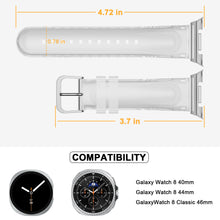 Samsung Galaxy Watch 8 Clear Band 40mm/44mm, Soft Transparent Galaxy Watch 8 Classic Band 46mm