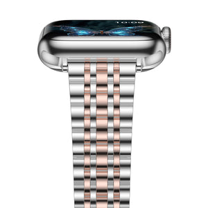 Stainless Steel Metal Band for Apple Watch Series 10/9 Ultra 2 Series 8 7 6 5 4 SE 49mm 46mm 45mm 44mm 42mm 41mm 40mm / Series 3 2 1 42mm 38mm