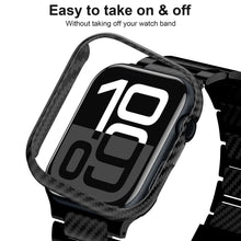 Apple Watch Ultra 3 Ultra 2 Ultra 49mm 46mm Series 11/10 Carbon Fibre Case, Matte Black