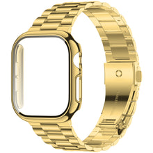 Apple Watch Stainless Steel Band with Case 46mm/45mm/41mm42mm Series 10/9/8/7, 49mm Ultra 2/Ultra