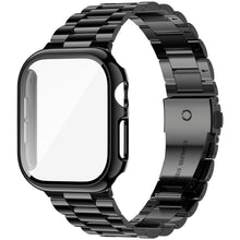 Apple Watch Stainless Steel Band with Case 46mm/45mm/41mm42mm Series 10/9/8/7, 49mm Ultra 2/Ultra