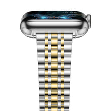 Stainless Steel Metal Band for Apple Watch Series 10/9 Ultra 2 Series 8 7 6 5 4 SE 49mm 46mm 45mm 44mm 42mm 41mm 40mm / Series 3 2 1 42mm 38mm