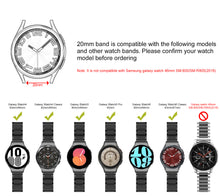 Samsung Galaxy Watch 6 Classic/6/5 Pro/5/4 Classic/4, Carbon Fiber Band for Men Women