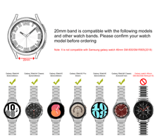 Samsung Galaxy Watch 6 Classic Titanium Band, Business Metal Band for amsung Galaxy Watch 6 Classic 43mm 47mm/5 Pro 45mm, Galaxy Watch 6/5/4/4 classic 40mm/44mm/42mm/46mm