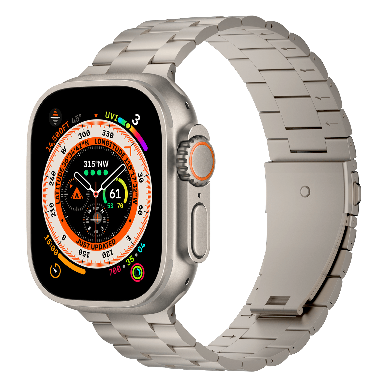 Upgraded Business Titanium Apple Watch Band Ultra 2 Ultra 49mm