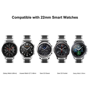 Samsung Galaxy Watch Bands 46mm, Galaxy Watch 3 Bands 45mm, Stainless Steel Band for Samsung Galaxy Watch SM-800
