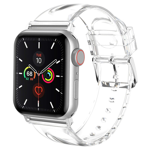 Women Transparent Clear Apple Watch Band 41mm 40mm 38mm