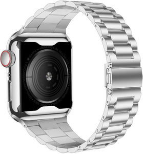 Apple Watch Stainless Steel Band with Case 44mm/40mm Series 6/5/4/SE