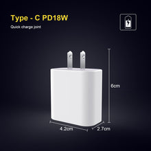 18W PD 3.0 Type-C Fast Wall Power Charger Adapter for Apple iPad Pro 11/iPad Pro 12.9/Samsung galaxy S8/Galaxy S9 US Plug
