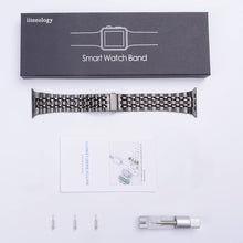Apple Watch Band 42mm 44mm 45mm 49mm, Apple Watch Metal Band- 7 Beads