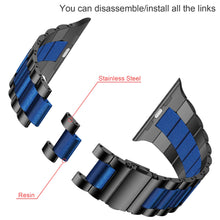 Resin Apple Watch Band 38mm/40mm/41mm Stainless Steel iWatch Band