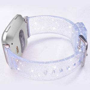 Clear Glitter TPU Fitbit Versa/Versa Lite SE Band