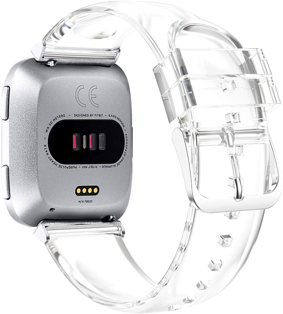 Clear Glitter TPU Fitbit Versa/Versa Lite SE Band