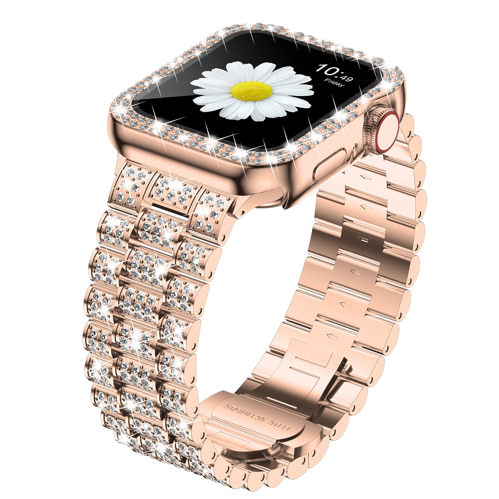 Diamond Watch with Bracelet for Women - Luxury Rhinestone Quartz Wrist –  IVENCI.COM
