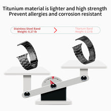 Titanium Apple Watch Ultra 2/Ultra Band with Double Button Clasp Series 9/8/7/6/5/4/SE/3/2/1