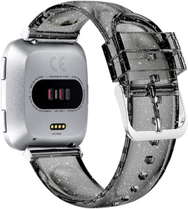 Clear Glitter TPU Fitbit Versa/Versa Lite SE Band